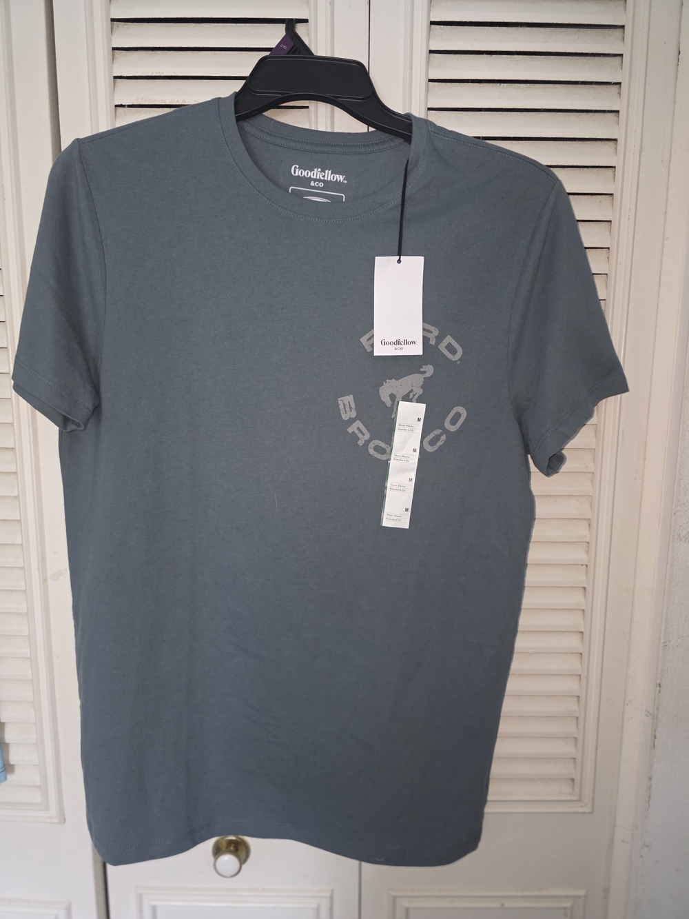 Goodfellow & Co Men’s Slate Blue Short Sleeve Graphic Tee
